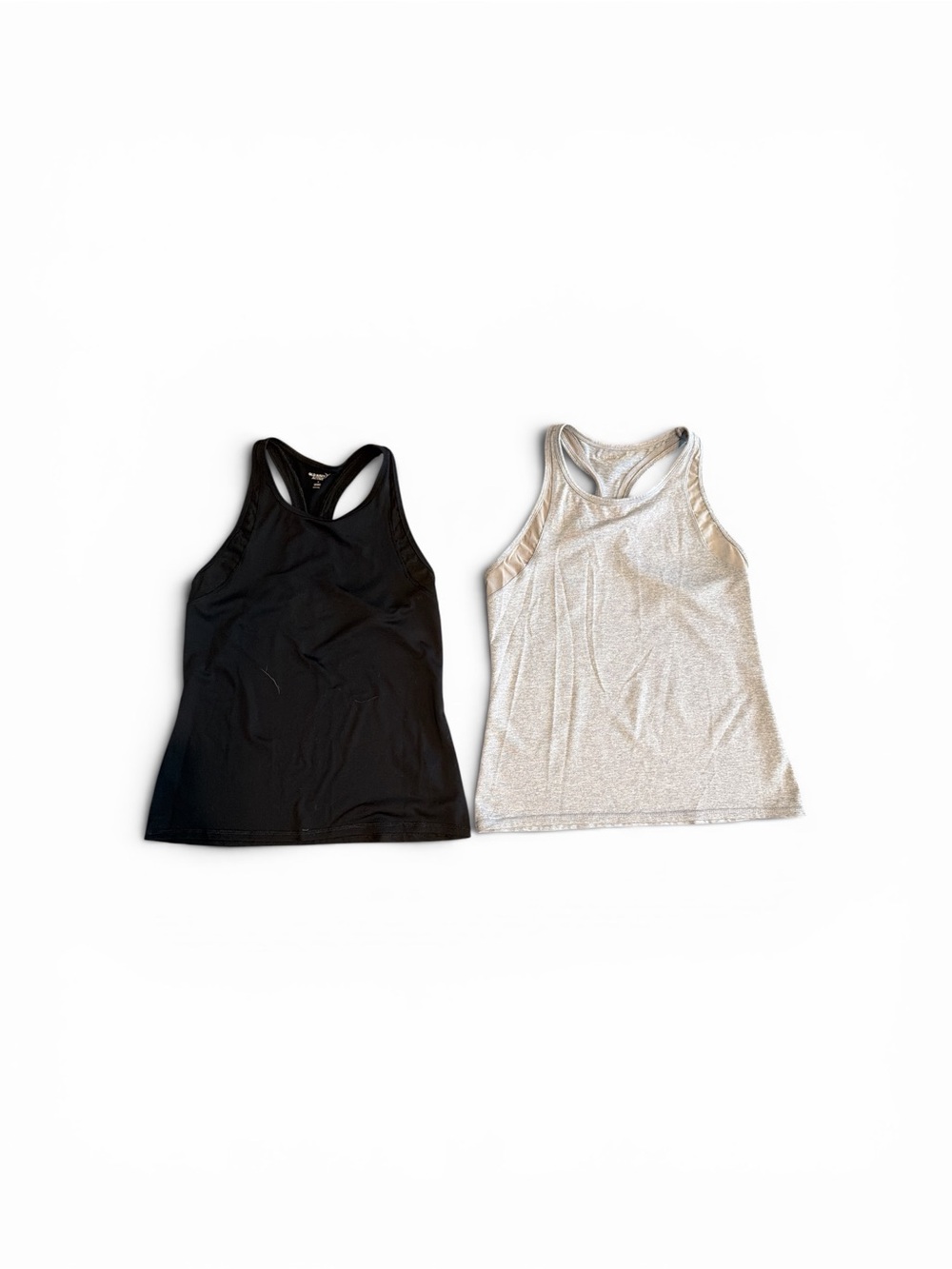 Women’s Racerback old navy Tank Top - Black and Light Gray size small